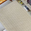 Ver imagem 3 de Tapete para Sala 1,00m x 1,50m Sisal Antiderrapante Sem Pelo Lâncer - 568 CLEAN