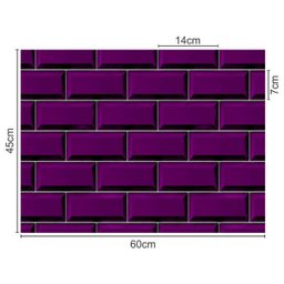 Revestimento de Azulejo Metrô Roxo 250 - 3