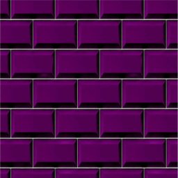 Revestimento de Azulejo Metrô Roxo 250 - 2