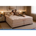 Ver imagem 3 de Cama Box Crc King +Colchão D33 Milão Orthoflex 193x203x26