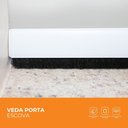 Ver imagem 3 de Protetor Veda Porta Adesivo Escova 100cm Branco