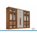 Ver imagem 2 de Guarda Roupa Modulado 6 Ptas 4VD 4g Linea N. Horizonte Fendi