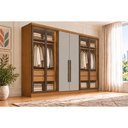 Ver imagem 1 de Guarda Roupa Modulado 6 Ptas 4VD 4g Linea N. Horizonte Fendi