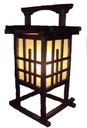 Ver imagem 1 de Abajur de Mesa Luminária Oriental Estilo Japonês Rustico 55cm Altura Sala Quarto Jardim Pousada