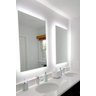 Espelho Lapidado Bisotê Iluminado com LED Frio - 70x90cm - 7