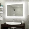 Espelho Lapidado Bisotê Iluminado com LED Frio - 70x90cm - 3