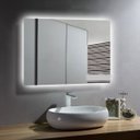 Ver imagem 2 de Espelho Lapidado Bisotê Iluminado com LED Frio - 70x100cm