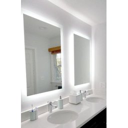 Espelho Lapidado Bisotê Iluminado com LED Frio - 80x100cm - 5