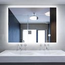 Ver imagem 1 de Espelho Lapidado Bisotê Iluminado com LED Frio - 80x100cm
