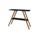 Ver imagem 2 de Aparador Cantinho do Café Pés Madeira Prateleiras Mdf Preto