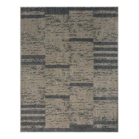 - Tapete Sala Polo Rennes Cinza 200x250 Cm Geometrico 51 Forrado