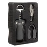 Conjunto 3 Peças para Vinho em Liga de Zinco e Plástico - 1