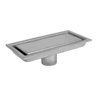 Ralo Linear Oculto 20cm Invisivel Aço Inox Anti Odor Anti Inseto Banheiro Lavabo Resistente Seguro H - 3