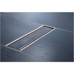 Ralo Linear Oculto 20cm Invisivel Aço Inox Anti Odor Anti Inseto Banheiro Lavabo Resistente Seguro H - 10