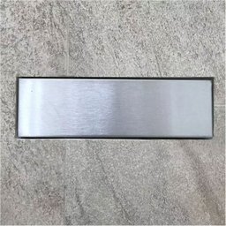 Ralo Linear Oculto 20cm Invisivel Aço Inox Anti Odor Anti Inseto Banheiro Lavabo Resistente Seguro H - 8