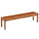 Ver imagem 7 de Mesa de Jantar 6 Lugares com 02 Bancos de Madeira 180cm Trammare C07 Corda Ocre - Lyam Decor