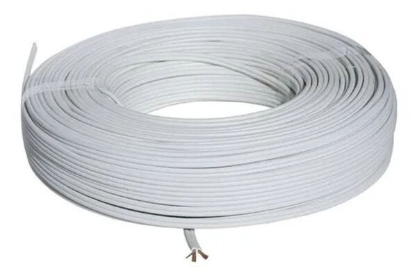 Fio Cordão Cabo Paralelo 2x2,5mm 40 Metros 750V Cor Branco - 5