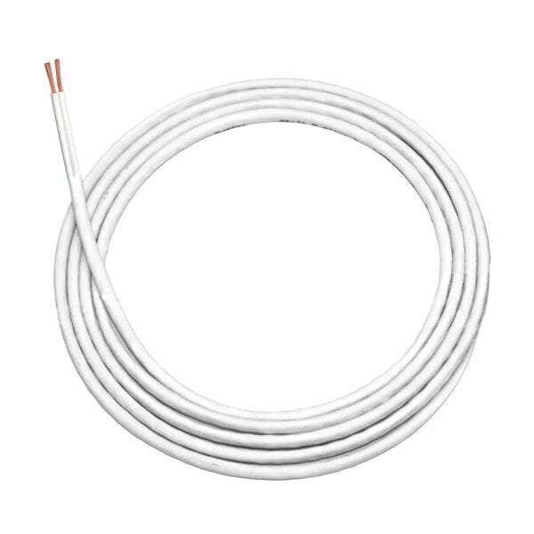 Fio Cordão Cabo Paralelo 2x2,5mm 40 Metros 750V Cor Branco - 2