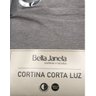 Cortina Corta Luz 3,00 X 2,30 Tecido Blend Bella Janela - Taupe - 2