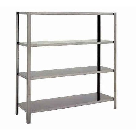 Estante aberta 4 Planos em inox Therj EPSInox AISI 430 170cm x 30cm x 100cm