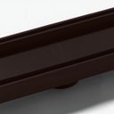 Ver imagem 4 de Kit 2 Ralo Oculto Linear Embutir 5x50 P/ Porcelanato Marrom
