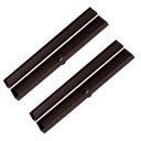 Ver imagem 1 de Kit 2 Ralo Oculto Linear Embutir 5x50 P/ Porcelanato Marrom