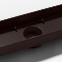 Ver imagem 2 de Kit 2 Ralo Oculto Linear Embutir 5x50 P/ Porcelanato Marrom