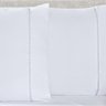 Jogo de Lençol Queen Percal 400 Fios 3 Peças - Branco - 2