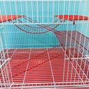 Ver imagem 6 de Gaiola Grande para Twister com 2 Andares e Comedouro:azul