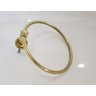 Toalheiro Argola Latão Dourado - 2