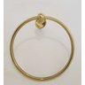 Toalheiro Argola Latão Dourado - 1