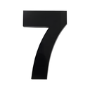 Ver imagem 1 de Algarismo Grande 7 Numeral 185mm Preto em Aluminio