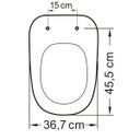 Ver imagem 3 de Assento Sanitário em Polipropileno para Louça Monte Carlo Soft Close Tupan Branco