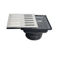 Ver imagem 2 de Ralo 15x15 Inox Tela Anti Insetos Caixa Coletora Saída Baixa 75mm