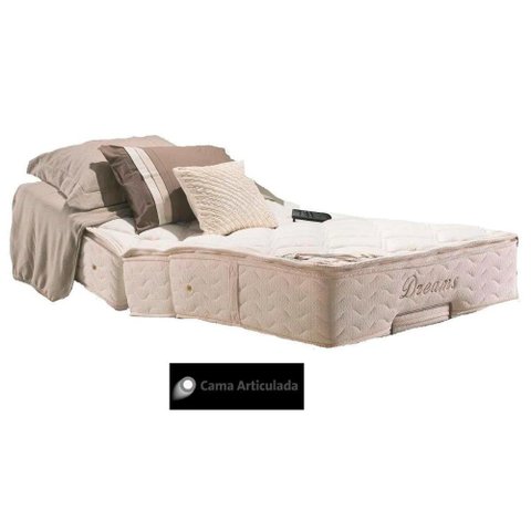 Colchão Twin Size C/ Vibro Massagem Ensacadas Masterpocket Mh 1430 Dreams (100x200x28) - Herval