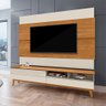 Rack e Painel para TV Arsenal 2 Nichos Off White Nature - 2