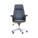 Ver imagem 5 de Cadeira de Escritório Presidente Couro Pu Coimbra Preto