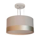 Ver imagem 1 de Lustre Pendente Cúpula Cinza com Detalhe Bronze 30x15