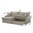 Ver imagem 7 de Sofá Elegance Veludo 2 Módulos 100 Cm B15 Cm Meu Sofá Online