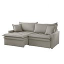 Ver imagem 4 de Sofá Elegance Veludo 2 Módulos 100 Cm B15 Cm Meu Sofá Online