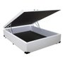 Cama Box Baú Casal Ak Colchão Molas Em Sacadas Colchobel Cor: Branco - 6