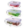 Potes Com Tampas Herméticas 6 Peças Organizador De Alimentos - 3