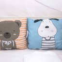 Ver imagem 4 de Kit para Berço 10 Peças Americano Aconchego Turminha Animal