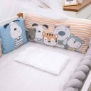 Ver imagem 5 de Kit para Berço 10 Peças Americano Aconchego Turminha Animal