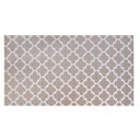Ver imagem 4 de Tapete Sala Quarto Antiderrapante Geometrico 1,32x2,50 Bege Cru Supreme