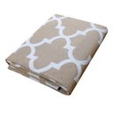 Ver imagem 5 de Tapete Sala Quarto Antiderrapante Geometrico 1,32x2,50 Bege Cru Supreme