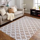 Ver imagem 3 de Tapete Sala Quarto Antiderrapante Geometrico 1,32x2,50 Bege Cru Supreme