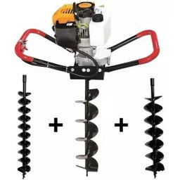 Perfurador de Solo Gasolina 52cc com 4x1 Brocas Profissional - 6