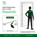 Ver imagem 6 de Kit Porta de Madeira 210x72cm Batente 18cm Lisa Primer Uniportas Abertura Esquerda