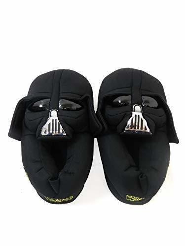 Pantufa 3D Darth Vader:Preto/31-33 | MadeiraMadeira